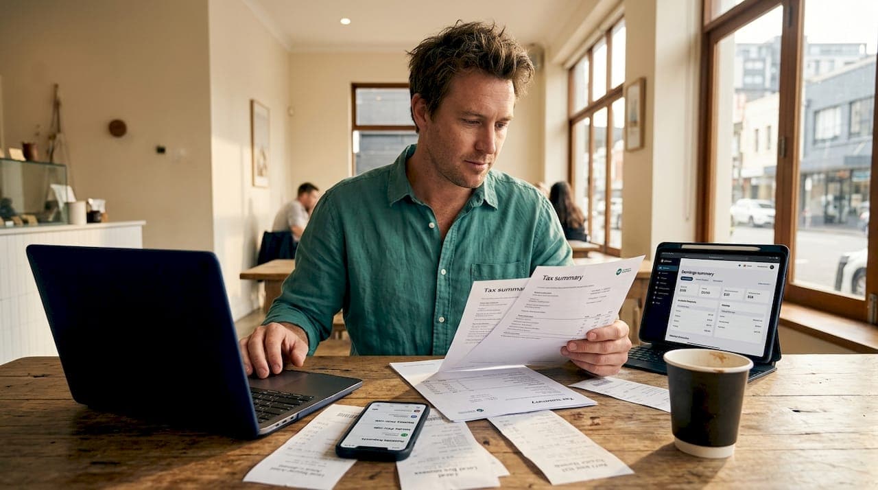 Examples of contractor income declarations for rideshare drivers